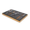 GearWrench 21 Piece 72-Tooth 12 Point SAE Standard & Stubby Combination Ratcheting Wrench Set with Foam Storage Tray