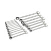 GearWrench 18 Piece 72-Tooth 12 Point Ratcheting Combination Metric Wrench Set