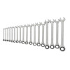 GearWrench 18 Piece 72-Tooth 12 Point Ratcheting Combination Metric Wrench Set