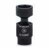 GearWrench 3/8 Inch Drive 6 Point Standard X-Core Pinless Impact Universal Metric Socket 14mm