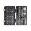 GearWrench 80 Piece 1/4 Inch, 3/8 Inch & 1/2 Inch Drive Hex/Ball End Hex/Tamper Proof Torx/E-Torx/Torx Bit Socket Set