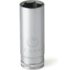 GearWrench 1/4 Inch Drive 6 Point Deep Metric Socket 15mm