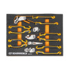 GearWrench 5 Piece PITBULL Cushion Grip Pliers Set in Foam Storage Tray