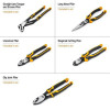 GearWrench 5 Piece PITBULL Cushion Grip Pliers Set in Foam Storage Tray