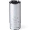 GearWrench 1/4 Inch Drive 6 Point Deep SAE Socket 1/4 Inch