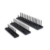 GearWrench 3 Pc. 1/4 Inch, 3/8 Inch & 1/2 Inch Drive Black SAE Socket Storage Tray Set