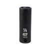 GearWrench 3/8 Inch Drive 6 Point Deep Impact Metric Socket 14mm