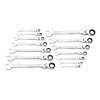 GearWrench 14 Piece 90-Tooth 12 Point Flex Head Ratcheting Combination SAE Wrench Set
