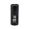 GearWrench 3/8 Inch Drive 6 Point Deep Impact Metric Socket 18mm