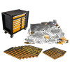 GearWrench 614 Piece MEGAMOD Master Mechanics Hand Tool Set with Modular Foam Trays and Mobile Work Station