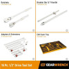 GearWrench 16 Piece 1/2" 90-Tooth Ratchet & Drive Tool Set with Foam Storage Tray