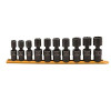 GearWrench 10 Piece 1/2 Inch Drive 6 Point Standard X-Core Pinless Universal Impact Metric Socket Set
