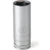 GearWrench 3/8 Inch Drive 6 Point Deep Metric Socket 21mm
