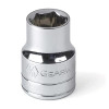 GearWrench 1/4 Inch Drive 6 Point Standard SAE Socket 7/16 Inch