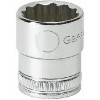 GearWrench 1/2 Inch Drive 12 Point Standard Metric Socket 27mm