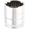 GearWrench 1/2 Inch Drive 12 Point Standard Metric Socket 27mm