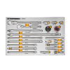 GearWrench 1268 Piece MEGAMOD Master Mechanics Tool Set Inch Premium Modular Foam Trays with Tool Storage