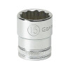 GearWrench 3/8 Inch Drive 12 Point Standard Metric Socket 15mm