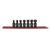 GearWrench 7 Piece 3/8 Inch Drive 6 Point Standard X-Core Pinless Universal Impact SAE Socket Set