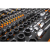 GearWrench 97 Piece 1/4", 3/8", 1/2" Drive Bolt Biter Mechanics Tool Set in Foam Storage Tray