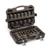 GEARWRENCH 44 Piece 3/8" Drive 6 Point Standard & Deep Impact SAE/Metric Hi-Viz Socket Set