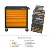 Gearwrench 358 Piece MEGAMOD Metric Mechanics Tool Set in Modular Foam Trays with Rolling Cabinet