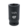 GearWrench 3/4 Inch Drive 6 Point Deep Impact SAE Socket 1-1/4 Inch
