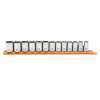 GEARWRENCH 13 Piece 1/2" Drive 6 Point Metric Hi-Viz Socket Set