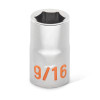GEARWRENCH 11 Piece 1/2" Drive 6 Point SAE Hi-Viz Socket Set