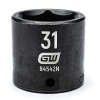 GearWrench 1/2 Inch Drive 6 Point Standard Impact Metric Socket 31mm