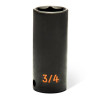 GEARWRENCH 8 Piece 3/8" Drive 6 Point SAE Hi-Viz Deep Impact Socket Set