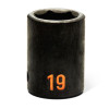 GEARWRENCH 12 Piece 1/2" Drive 6 Point Metric Hi-Viz Impact Socket Set