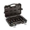 GEARWRENCH 19 Piece 1/2" Drive 6 Point SAE Hi-Viz Deep Impact Socket Set