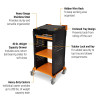 GEARWRENCH Diagnostic Mobile Workcenter Cart
