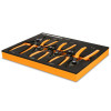 GEARWRENCH 6 Piece Convertible Push Button Snap Ring Pliers Set in Foam Tray