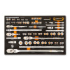 GEARWRENCH 89 Piece 1/4", 3/8" & 1/2" Drive 120XP Mechanics Tool Set in Foam Tray