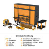 GEARWRENCH 1858 Piece MEGAMOD Mechanics Tool Set in Premium Modular Foam Trays with Tool Storage & Shop Equipment
