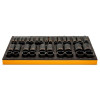 GEARWRENCH 54 Piece 3/8" & 1/2" Drive 6 Point SAE Standard & Deep Hi-Viz Impact Socket Set in Foam Storage Tray