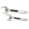 GEARWRENCH 2 Piece Chrome Adjustable Wrench Set
