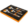 GEARWRENCH 4 Piece Adjustable Wrench Set with Foam Storage Tray