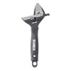 SUNEX 6 Inch Wide Jaw Adjustable Wrench 1-5/16 Inch (34mm)