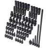 SUNEX 3/8 Inch Drive 80 Piece Master Impact Socket Set