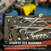 SUNEX 13 Pc. V-Groove Metric Wrench Set in EVA Foam 7mm-19mm