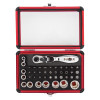 SUNEX 44-Piece Mini 1/4 in. Drive Dual Flex