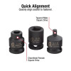 SUNEX 3/8" DR. PIPE PLUG SOCKET, 11 PC.