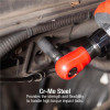 SUNEX 1/4" DR 74 PC SAE/ MET MASTER IMPACT SET