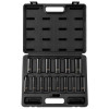 SUNEX 1/2" Drive 14 Piece Metric Deep Impact Socket Set