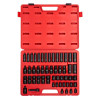 SUNEX 3/8" Drive 51 Piece Metric Impact Socket Set