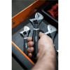 SUNEX 4Pc Adjustable Wrench Set - 6" 8" 10" 12"