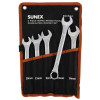 SUNEX 5-PC Metric Raised Panel Combi Wrench Set